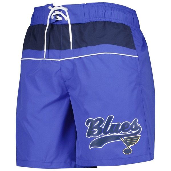 スターター メンズ 水着 ハーフパンツ・ショーツ ショートパンツ Menstarter Blue St Louis Blues Freestyle Volley Swim Shorts Blue ブル