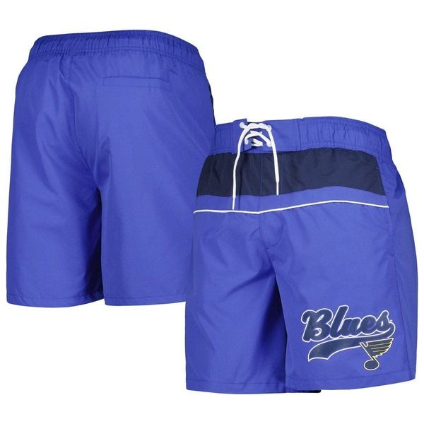 スターター メンズ 水着 ハーフパンツ・ショーツ ショートパンツ Menstarter Blue St Louis Blues Freestyle Volley Swim Shorts Blue ブル