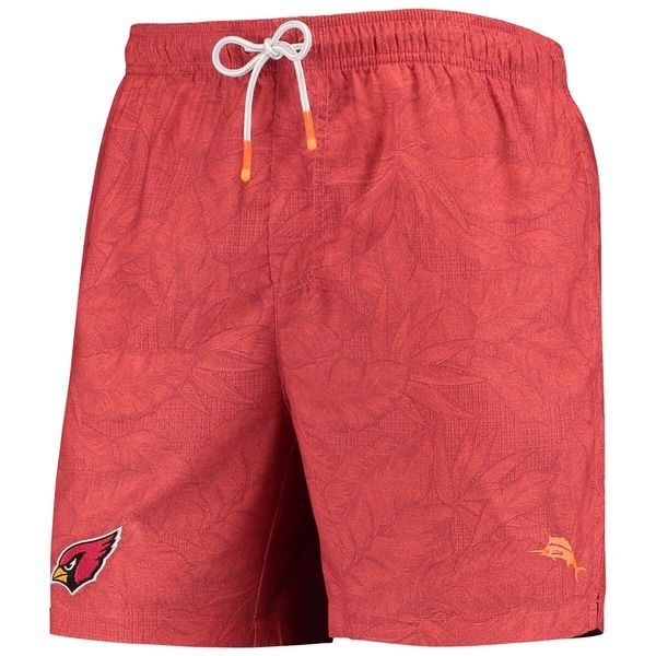 トッミーバハマ メンズ 水着 ハーフパンツ・ショーツ Mens Tommy Bahama Cardinal Arizona Cardinals Team Naples Layered Leaveswi