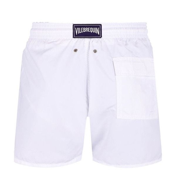 ヴィルブレクイン メンズ 水着 ハーフパンツ・ショーツ Vilebrequin Mensolid Swim Trunks Blanc