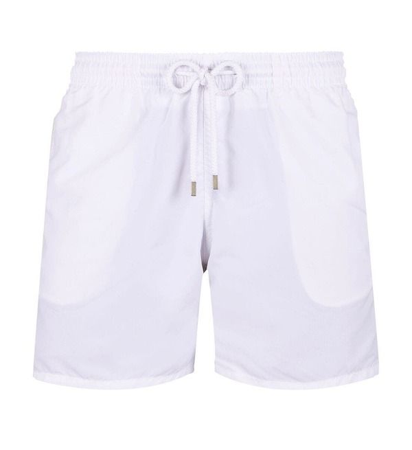 ヴィルブレクイン メンズ 水着 ハーフパンツ・ショーツ Vilebrequin Mensolid Swim Trunks Blanc