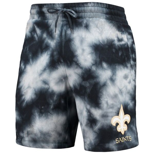 ニューエラ メンズ ボトムス ハーフパンツ・ショーツ ショートパンツ Mens New Era Black New Orleansaints TieDye Shorts Black ブラック