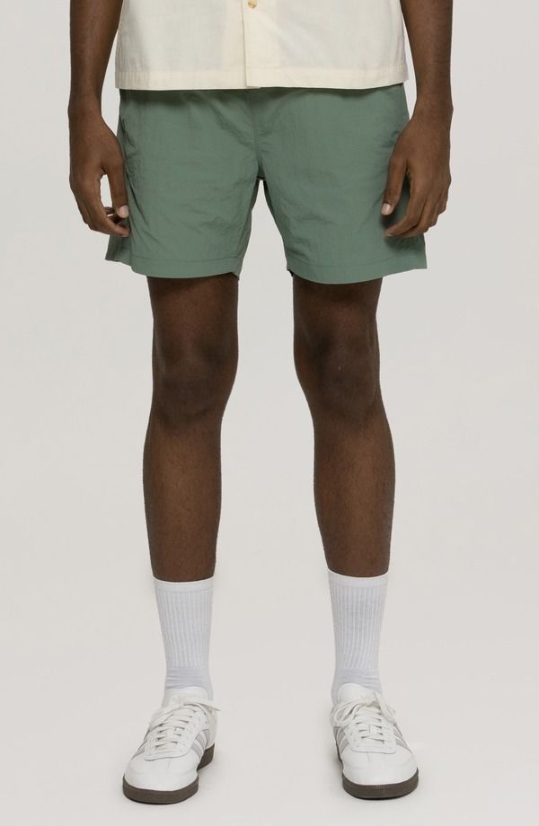 マウイアンドサン メンズ 水着 ハーフパンツ・ショーツ ナイロン Maui Sons Billboard Nylon Swim Trunks Lagoon