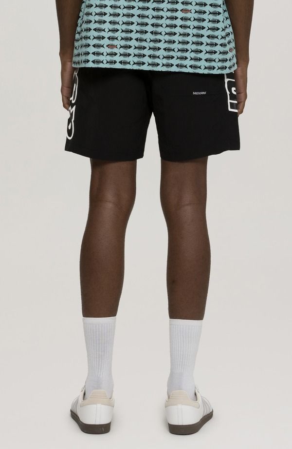マウイアンドサン メンズ 水着 ハーフパンツ・ショーツ ナイロン Maui Sons Billboard Nylon Swim Trunks Black ブラック マウイアンドサン メンズ 水着 ハーフパンツ・ショーツ ナイロン Maui Sons Billboard Nylon Swim Trunks Black ブラック