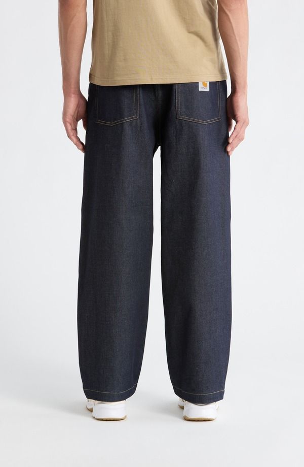 カーハート メンズ ボトムス デニムパンツ ストレート ジーンズ Carhartt Work In Progress Brandon Loose Straight Leg Jeans Blue Rig