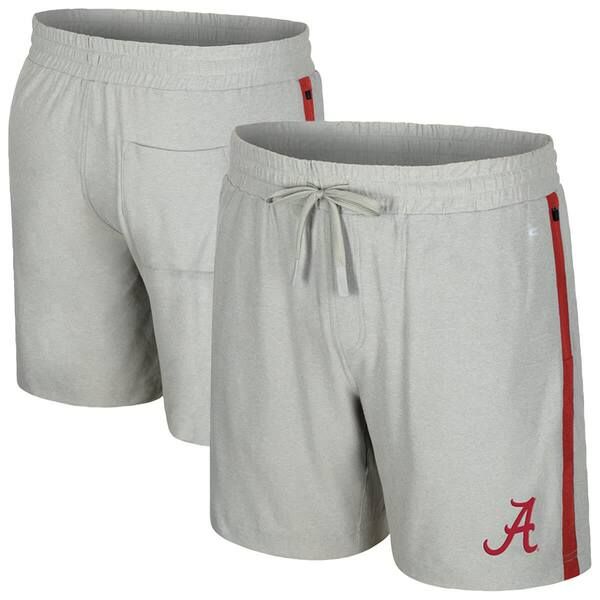 コロシアム メンズ ボトムス ハーフパンツ・ショーツ ショートパンツ Mens Colosseum Gray Alabama Crimson Tide Mac Shorts Gray グレー