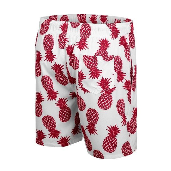 コロシアム メンズ 水着 ハーフパンツ・ショーツ ショートパンツ Mens Colosseum White Iowa State Cyclones Pineappleswim Shorts White コロシアム メンズ 水着 ハーフパンツ・ショーツ ショートパンツ Mens Colosseum White Iowa State Cyclones Pineappleswim Shorts White