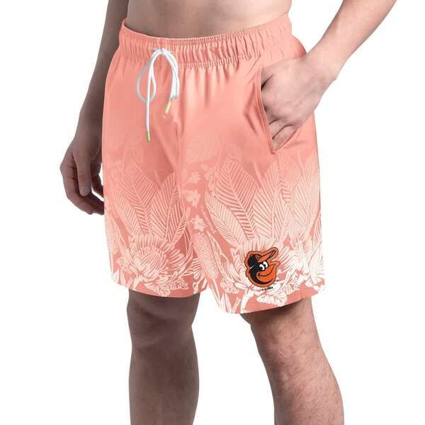 マルガリータビル メンズ 水着 ハーフパンツ・ショーツ ショートパンツ MensMargaritaville Coral Baltimore Orioles Lagoon Fiesta Swim Sh