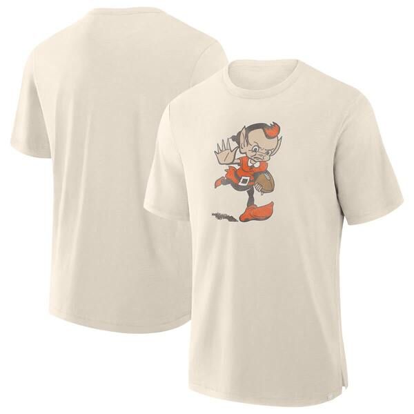 ファナティクス メンズ トップス Tシャツ Mens Fanatics Cream Cleveland Brownslub TShirt Cream クリーム