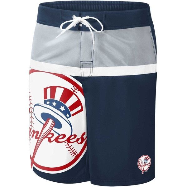 カール バンクス メンズ 水着 ハーフパンツ・ショーツ ショートパンツ Mens GIII Sports by Carl Banks Navy New York Yankeesea Wind Swim
