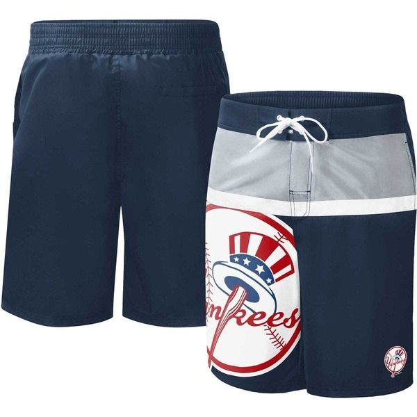 カール バンクス メンズ 水着 ハーフパンツ・ショーツ ショートパンツ Mens GIII Sports by Carl Banks Navy New York Yankeesea Wind Swim