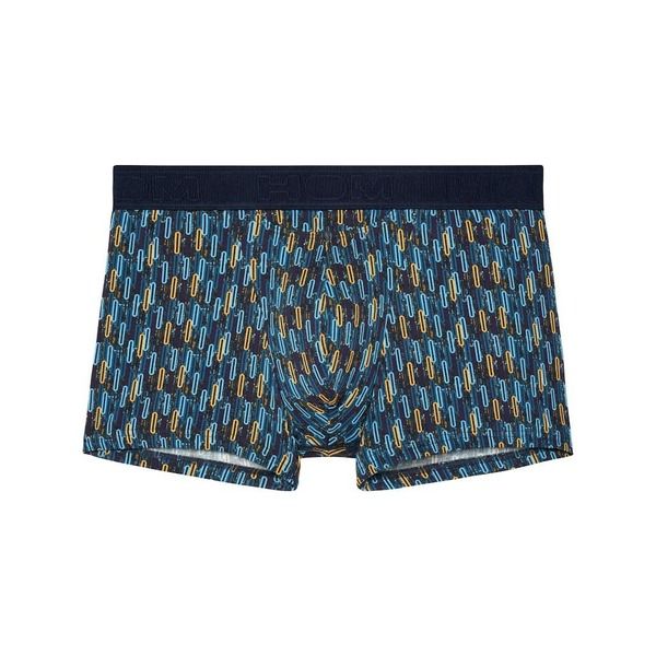 ホム メンズ アンダーウェア ボクサーパンツ HOM Westgate Boxer Briefs HO1 Blue Print ブルー
