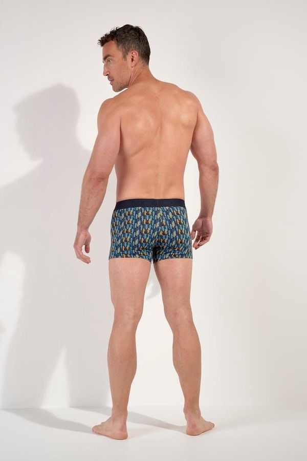 ホム メンズ アンダーウェア ボクサーパンツ HOM Westgate Boxer Briefs HO1 Blue Print ブルー ホム メンズ アンダーウェア ボクサーパンツ HOM Westgate Boxer Briefs HO1 Blue Print ブルー