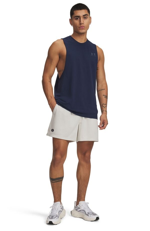 アンダーアーマー メンズ ボトムス ハーフパンツ・ショーツ メッシュ ショートパンツ Under Armour Icon Meshortsummit White ホワイト