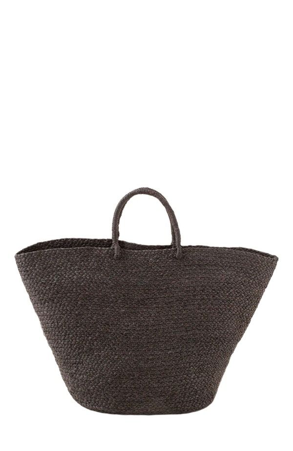 インデゴアフリカ レディース バッグ indego africa Braided Raffia Tote Black ブラック