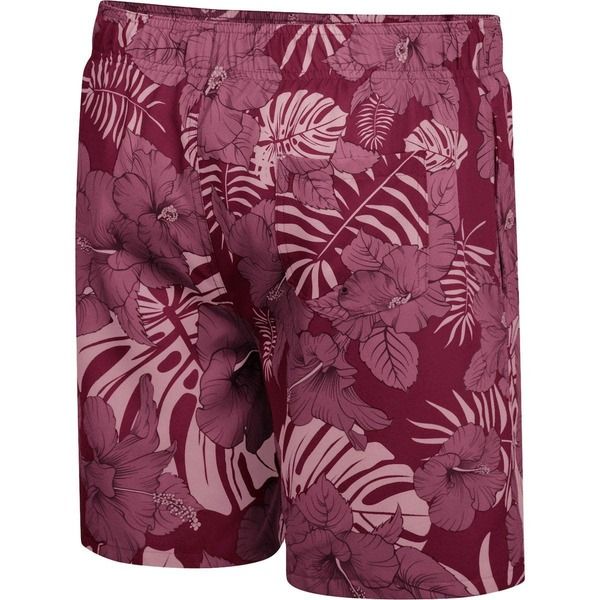 コロシアム メンズ 水着 ハーフパンツ・ショーツ ショートパンツ Mens Colosseumaroon Mississippi State Bulldogs The Dude Swim Shorts