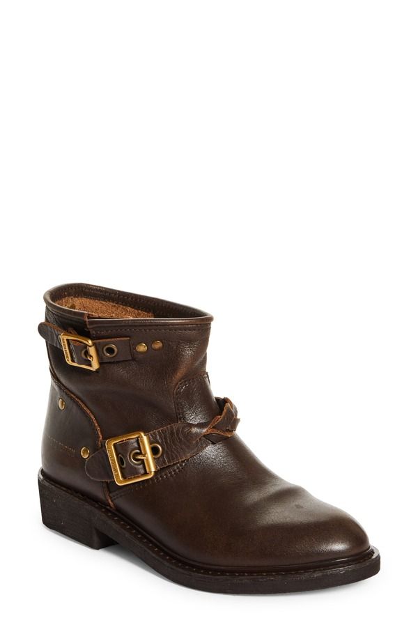 ゴールデングース レディース シューズ ブーツ・レインブーツ Golden Goose Biker Harness Low Boot Dark Brown ブラウン
