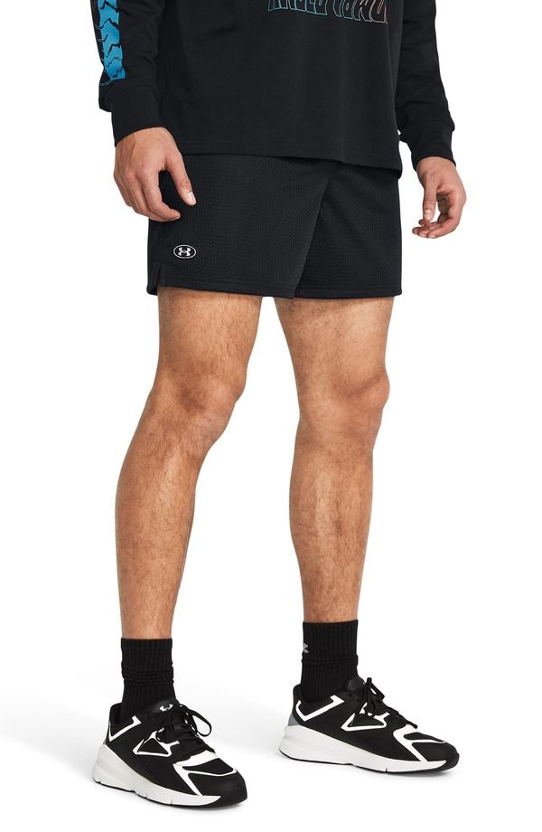 アンダーアーマー メンズ ボトムス ハーフパンツ・ショーツ メッシュ ショートパンツ Under Armour Icon Meshorts Black ブラック