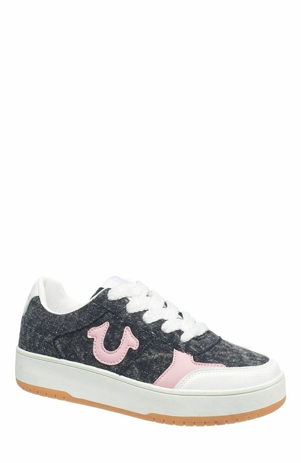 トゥルーレリジョン レディース シューズ スニーカー ロゴ True Religion Kim Logo Sneaker Black ブラック