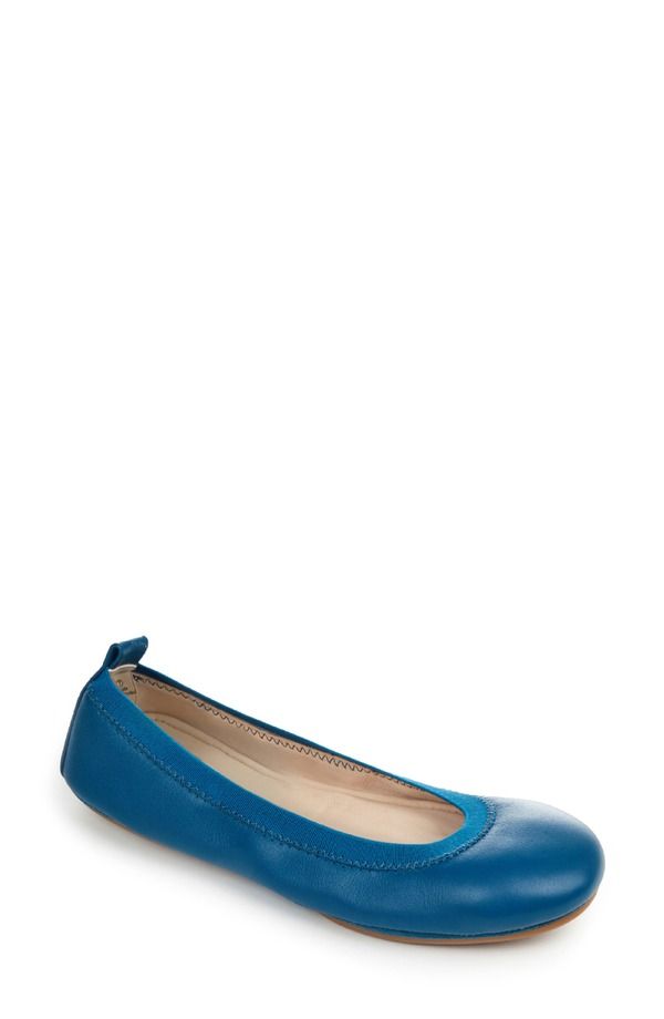 ヨシサムラ レディース シューズ パンプス Yosi Samra Samara Foldable Ballet Flatidal Teal ティール