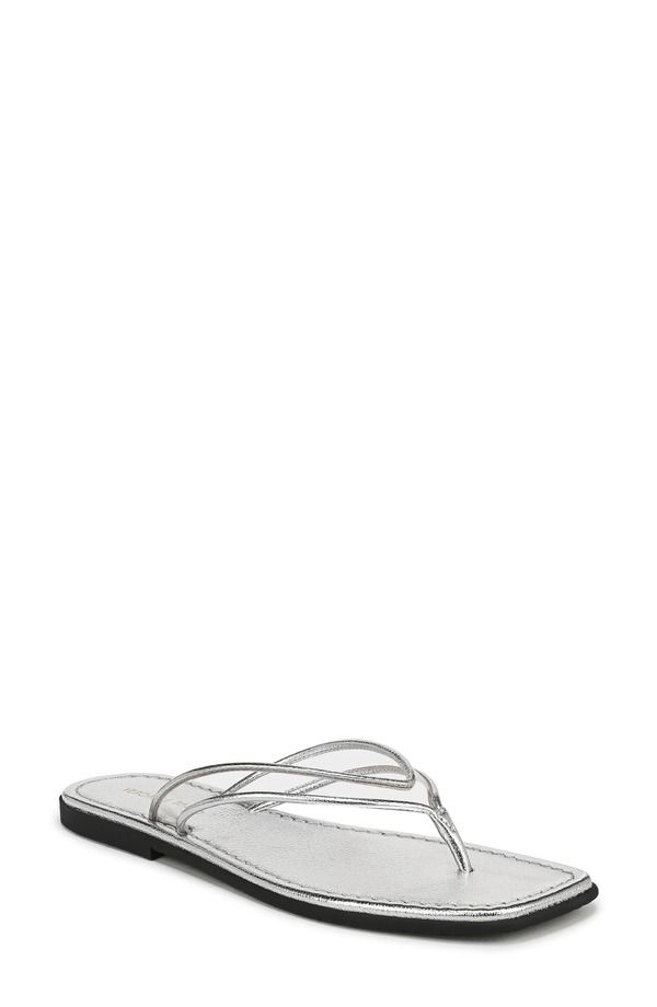 ヴェロニカ ベアード レディース シューズ サンダル Veronica Beard Clea Flip Flop Clear Silver シルバー