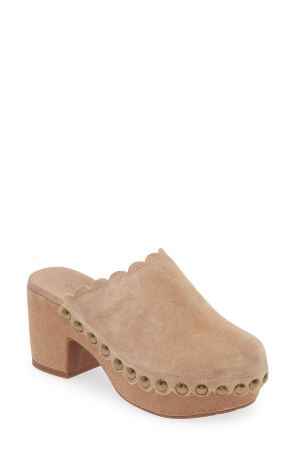 ショコラブルー レディース シューズ サンダル プラットフォーム ミニ Chocolat Blu Gemini Platform Clog Latte Suede