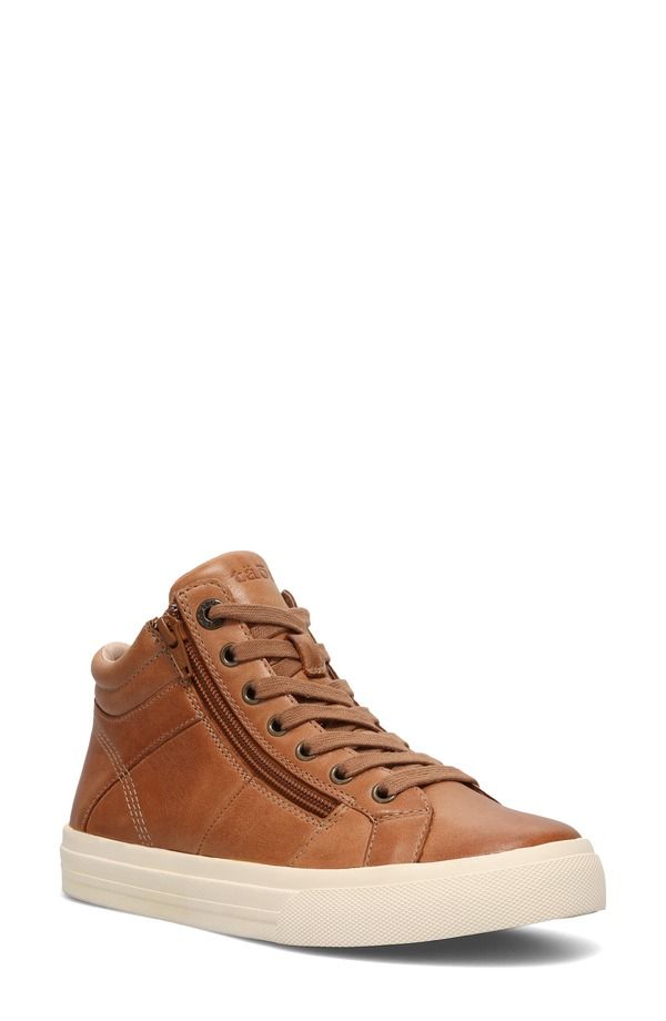 タウス レディース シューズ スニーカー Taos Winner High Top Sneaker Caramel