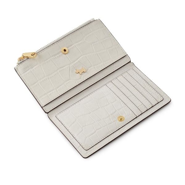 ラドリー レディース アクセサリー 財布 Radley Coin Street Faux Croc Medium Ziptop Wallet Snow ラドリー レディース アクセサリー 財布 Radley Coin Street Faux Croc Medium Ziptop Wallet Snow