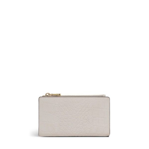 ラドリー レディース アクセサリー 財布 Radley Coin Street Faux Croc Medium Ziptop Wallet Snow