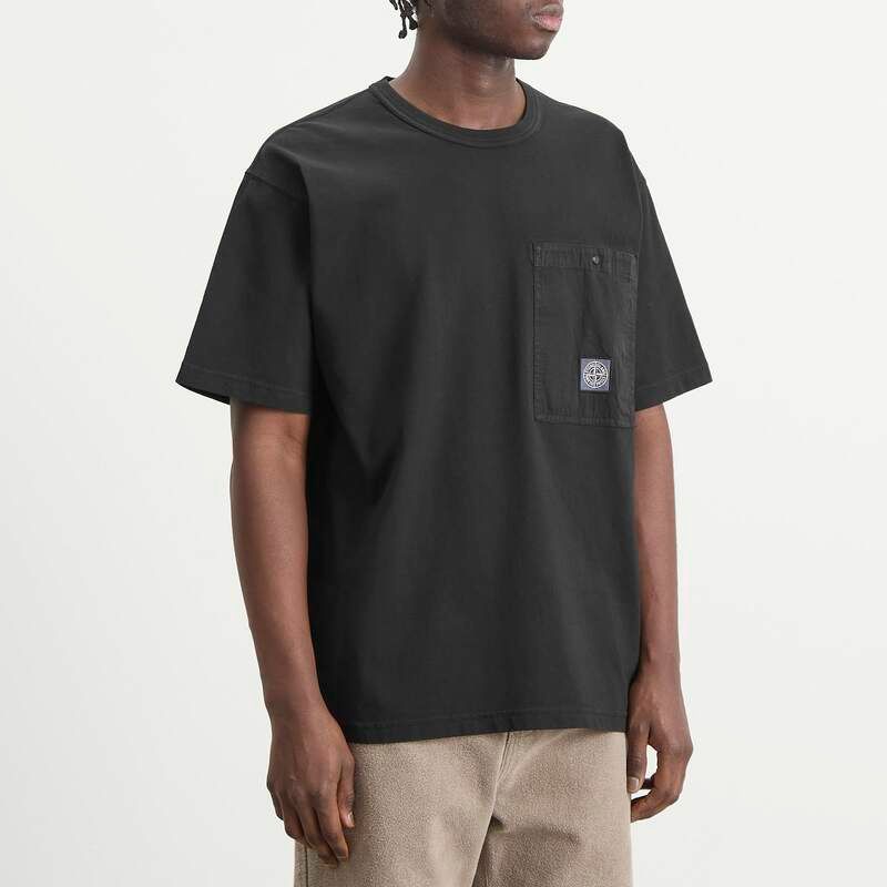 ストーンアイランド メンズ トップス Tシャツ ロゴ Stone Island Patch 