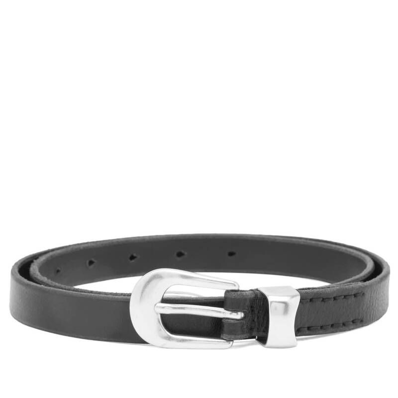 アワーレガシー メンズ アクセサリー ベルト Our Legacy 2cm Belt Black Leather ブラック
