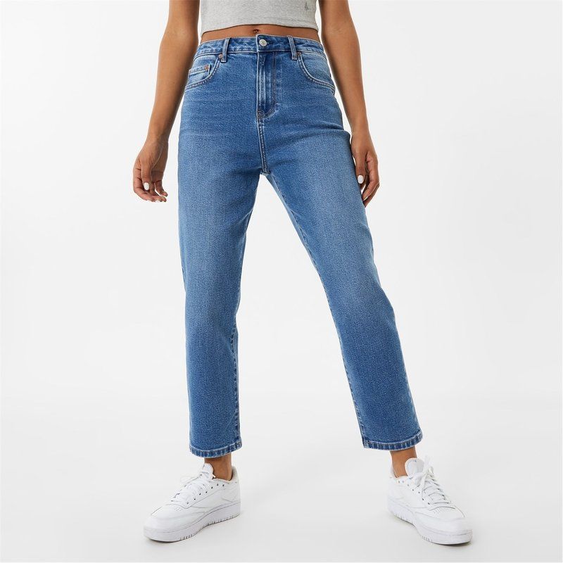 ジャック ウィルス レディース ボトムス デニムパンツ ジーンズ Jack Wills Stella High Rise Slim Jeans Mid Wash