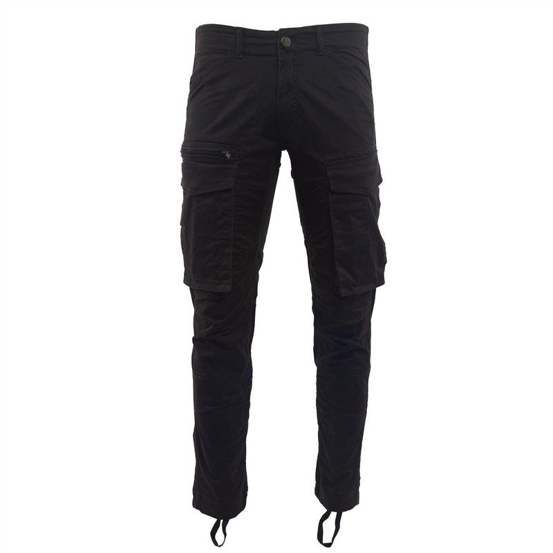 ファイヤートラップ メンズ ボトムス カジュアルパンツ Firetrap Cargo Chinos Mens Wash Black ブラック