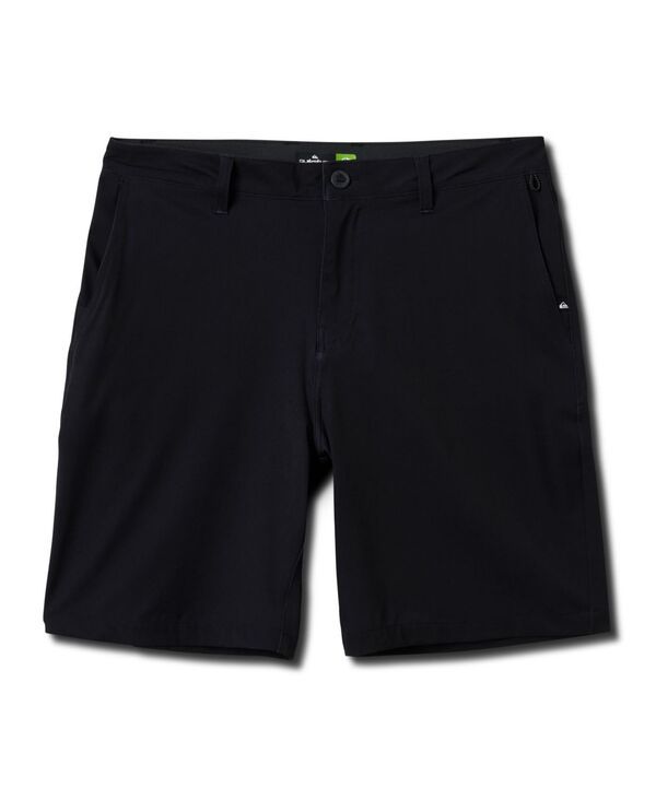 クイックシルバー メンズ 水着 ハーフパンツ・ショーツ Quiksilver Mens Union Amphibian Hybrid 20 Short Smokedgray