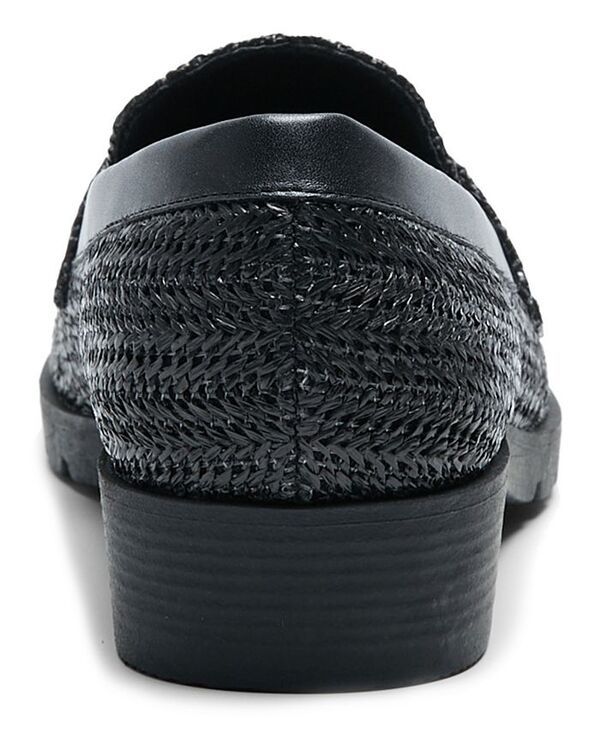 ケネスコール レディース シューズ スリッポン・ローファー ローファー Kenneth Cole Reaction Womens Fern Loafers Black Raffia ブラック ケネスコール レディース シューズ スリッポン・ローファー ローファー Kenneth Cole Reaction Womens Fern Loafers Black Raffia ブラック