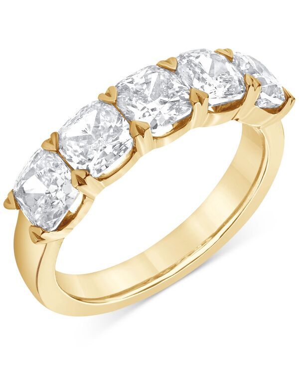 バッジェリーミシュカ レディース アクセサリー リング Badgley Mischka Certified Lab Grown Diamond Band 3 ctw in 14k Yellow Gol