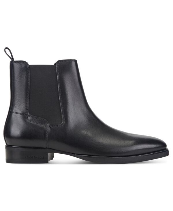 ケネスコール メンズ シューズ スリッポン・ローファー ブーツ Kenneth Cole New York Mens Raymond Casual SlipOn Boot Black Leather ケネスコール メンズ シューズ スリッポン・ローファー ブーツ Kenneth Cole New York Mens Raymond Casual SlipOn Boot Black Leather