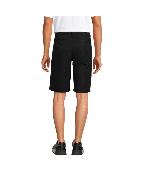 ランズエンド メンズ ボトムス ハーフパンツ・ショーツ ショートパンツ Lands End Mens Active Performance 11 Chino Shorts Black ブラック