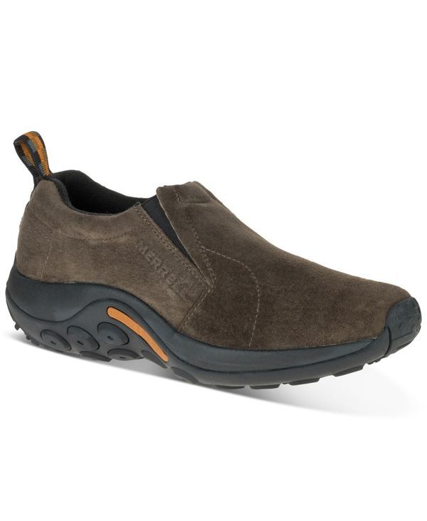 メレル メンズ シューズ スリッポン・ローファー スエード Merrell Jungle Suede Moc SlipOn Shoes Gunsmoke