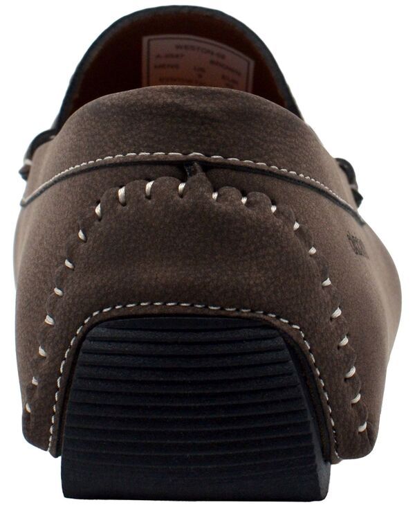 アカデミクス メンズ シューズ スリッポン・ローファー Akademiks Mens Weston SlipOn Buckle Loafers Brown ブラウン