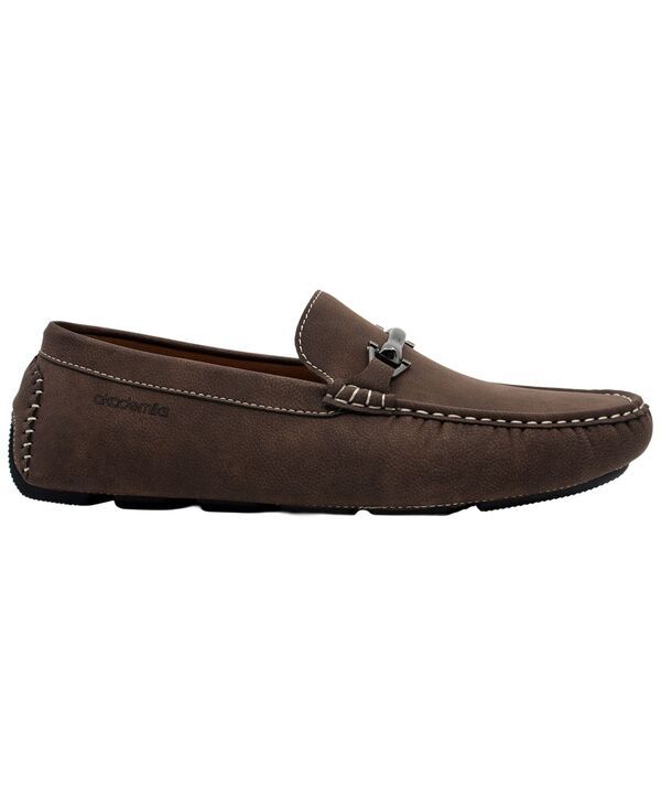 アカデミクス メンズ シューズ スリッポン・ローファー Akademiks Mens Weston SlipOn Buckle Loafers Brown ブラウン