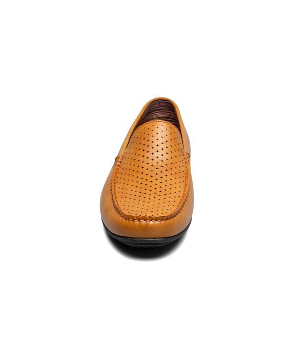 ステイシーアダムス メンズ シューズ スリッポン・ローファー Stacy Adams Mens Conroy Perfed Slip On Shoe Tan タン