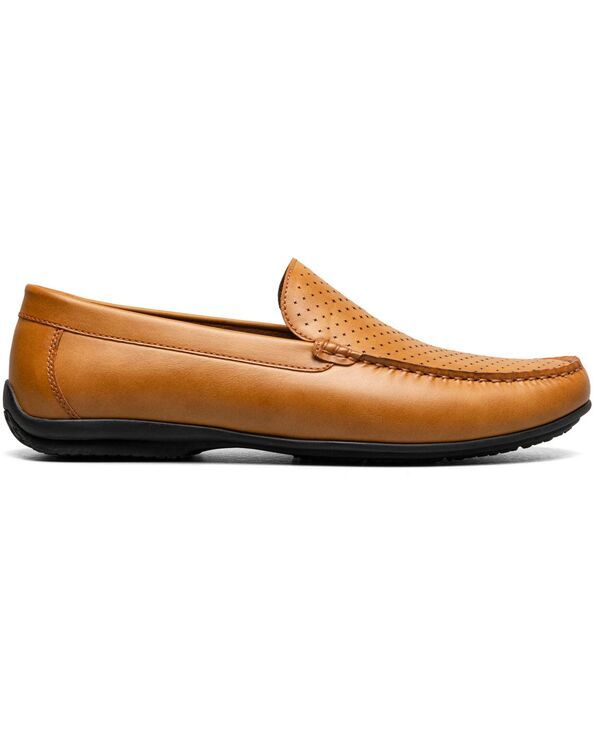 ステイシーアダムス メンズ シューズ スリッポン・ローファー Stacy Adams Mens Conroy Perfed Slip On Shoe Tan タン