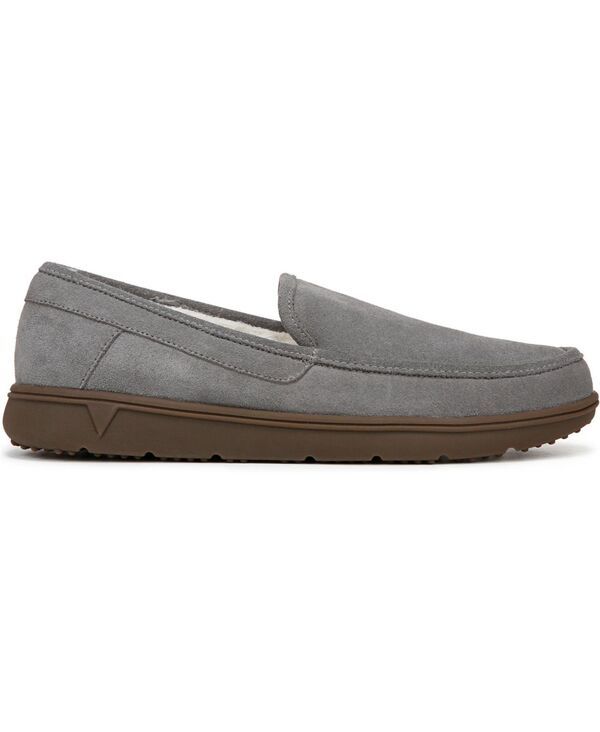 バイオニック メンズ シューズ スリッポン・ローファー Vionic Mens Gustavo Slip On Slippers Charcoal grey suede チャコール