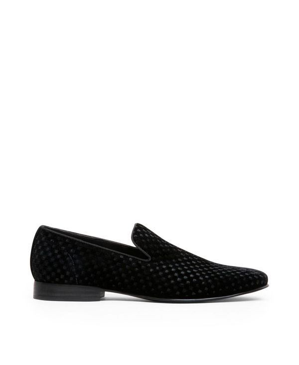 スティーブ マデン メンズ シューズ スリッポン・ローファー ローファー Steve Madden Mens Lifted SlipOn Loafer Shoes Black Velvet ブラック