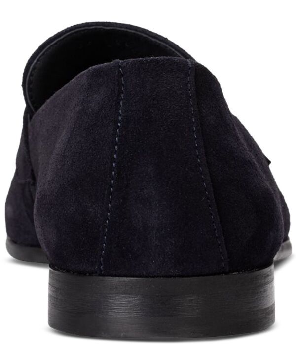 ヒューゴボス メンズ シューズ スリッポン・ローファー スエード ローファー Hugo Boss Mens Gavrie Suede Dress Loafer Navy ネイビー