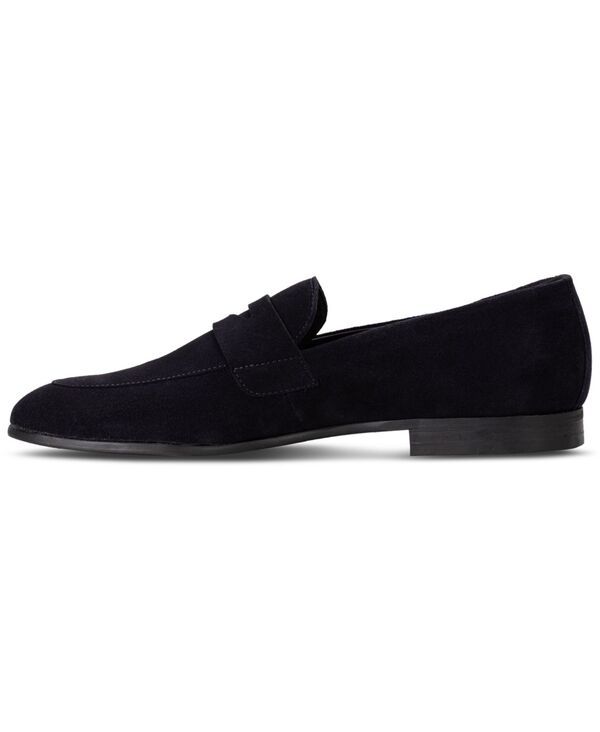 ヒューゴボス メンズ シューズ スリッポン・ローファー スエード ローファー Hugo Boss Mens Gavrie Suede Dress Loafer Navy ネイビー