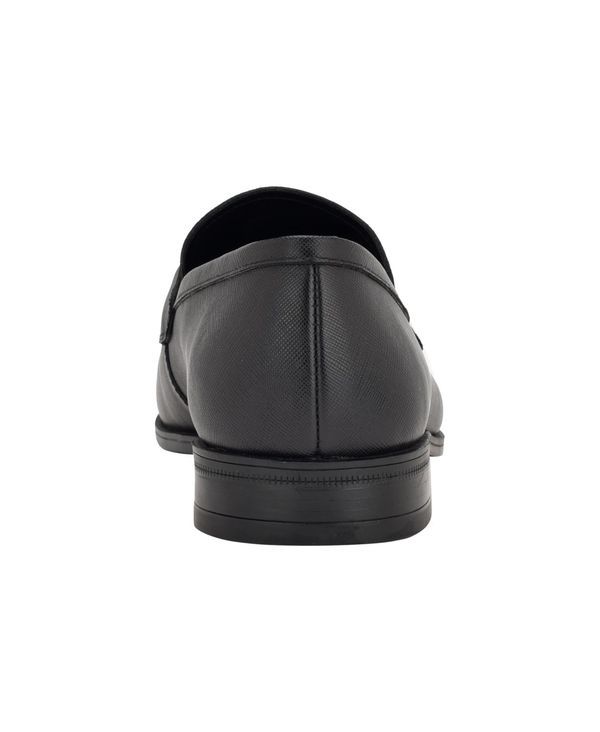 カルバンクライン メンズ シューズ スリッポン・ローファー Calvin Klein Mens Malcome Slipon Dress Shoes Black Saffiano ブラック カルバンクライン メンズ シューズ スリッポン・ローファー Calvin Klein Mens Malcome Slipon Dress Shoes Black Saffiano ブラック