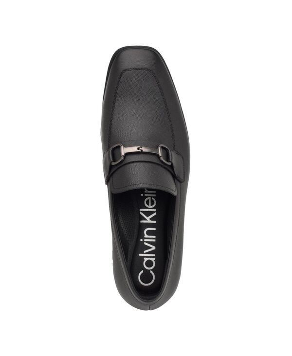 カルバンクライン メンズ シューズ スリッポン・ローファー Calvin Klein Mens Malcome Slipon Dress Shoes Black Saffiano ブラック カルバンクライン メンズ シューズ スリッポン・ローファー Calvin Klein Mens Malcome Slipon Dress Shoes Black Saffiano ブラック