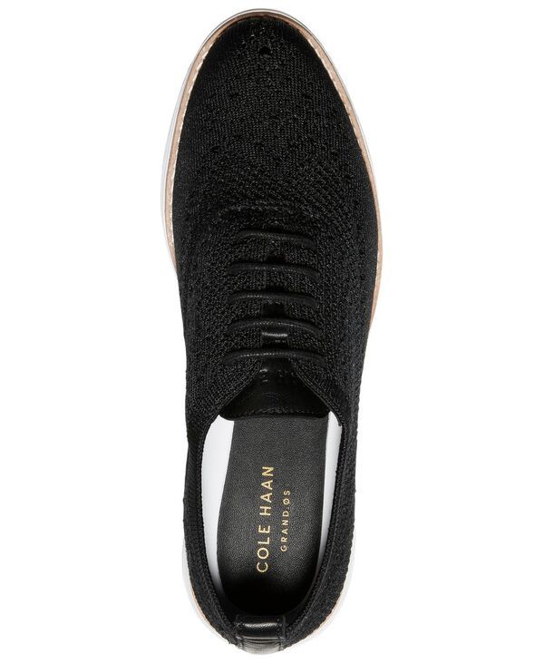 コールハーン レディース シューズ スニーカー オックスフォード Cole Haan Womens OriginalGrand Stitchlite Oxfords BlackWhite ホワイト